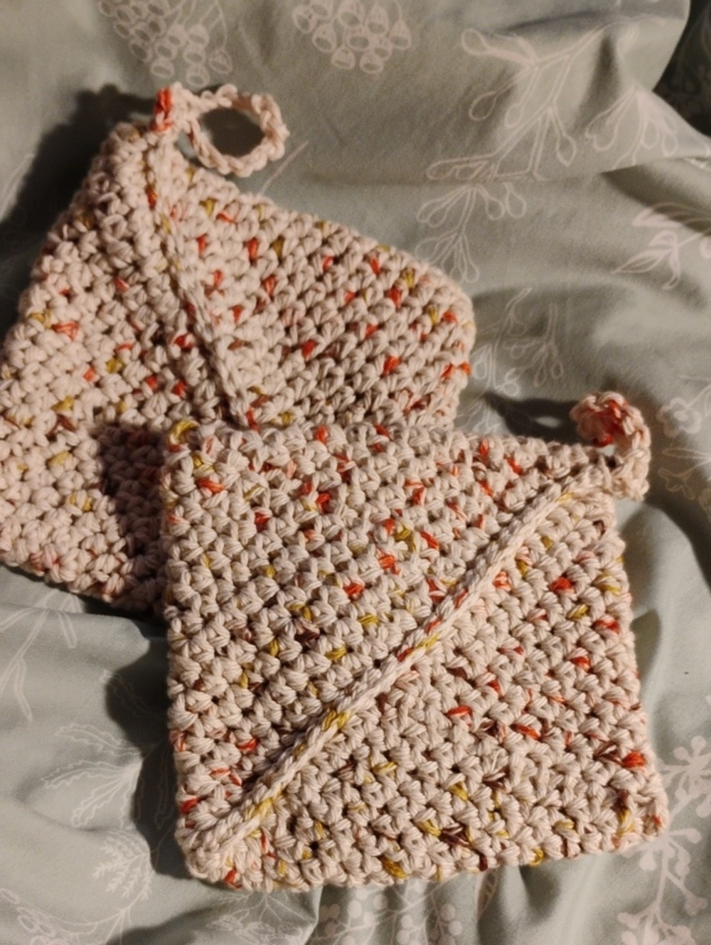Handmade Crochet Harvest Potholders